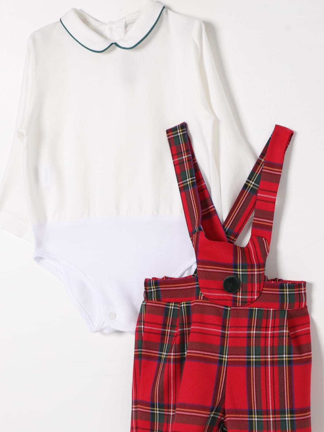 LA STUPENDERIA JUMPSUIT: La Stupenderia baby set, White - Img 3