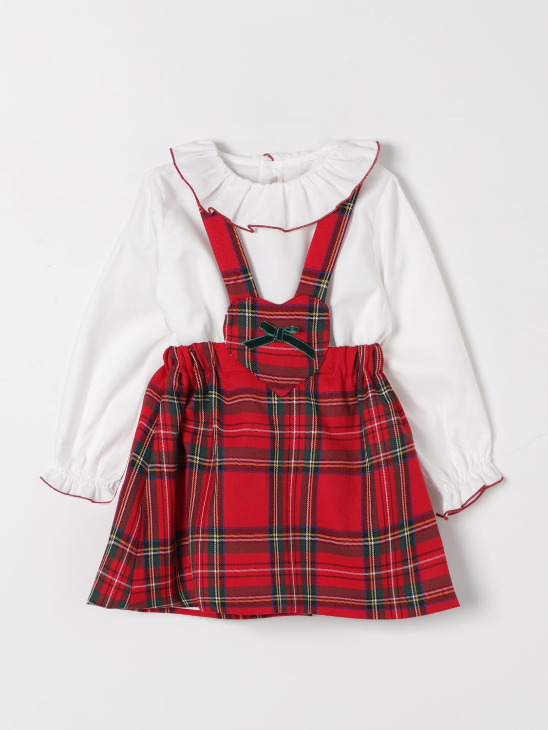 LA STUPENDERIA JUMPSUIT: La Stupenderia baby set, White - Img 1