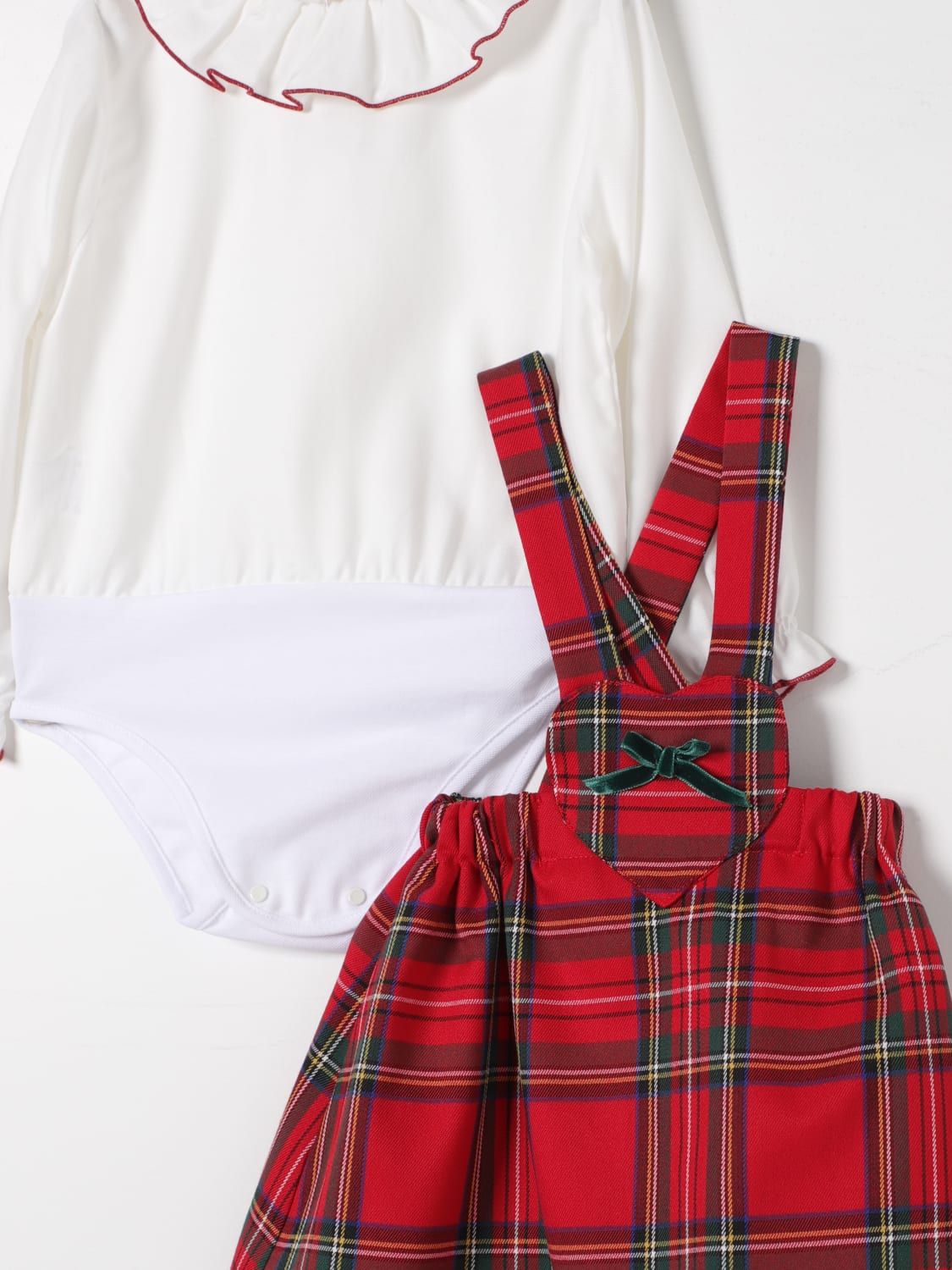 LA STUPENDERIA JUMPSUIT: La Stupenderia baby set, White - Img 3