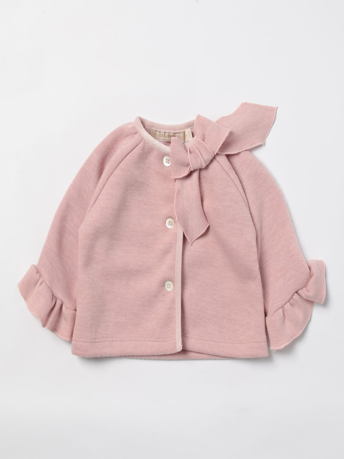 LA STUPENDERIA SWEATER: La Stupenderia baby cardigan, Pink - Img 1