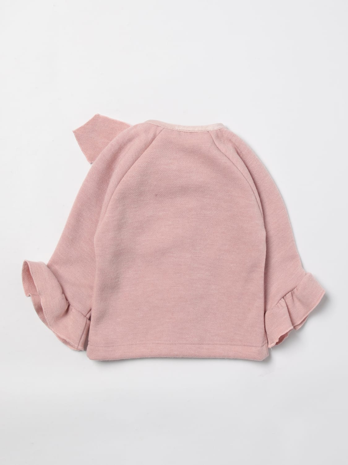 LA STUPENDERIA SWEATER: La Stupenderia baby cardigan, Pink - Img 2
