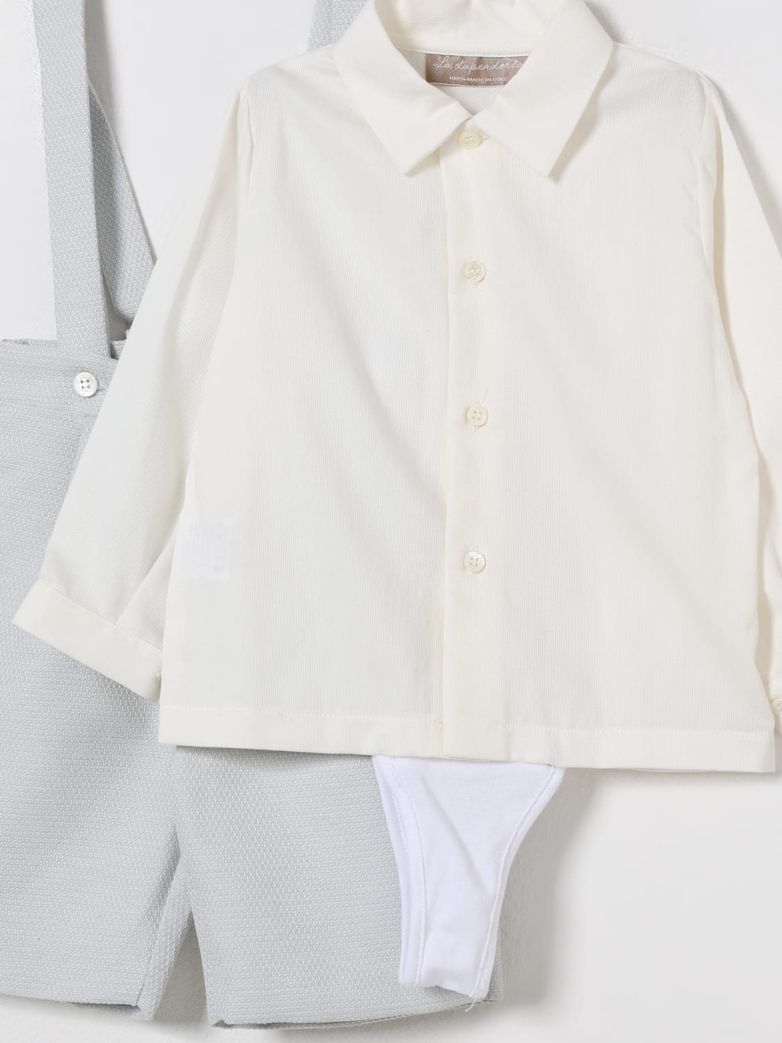 LA STUPENDERIA JUMPSUIT: Pants kids La Stupenderia, White - Img 3