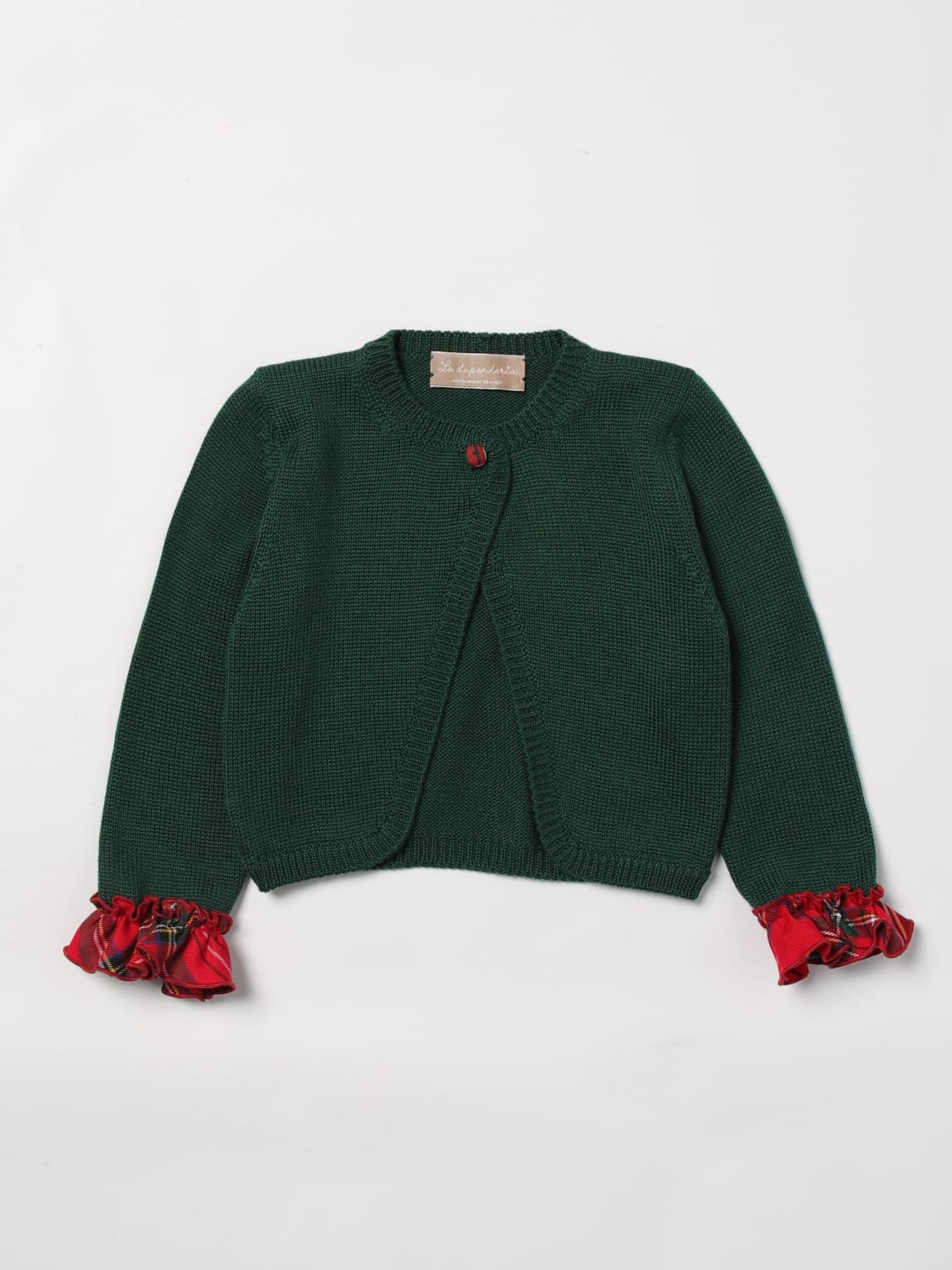 LA STUPENDERIA PULL: Veste enfant La Stupenderia, Vert - Img 1