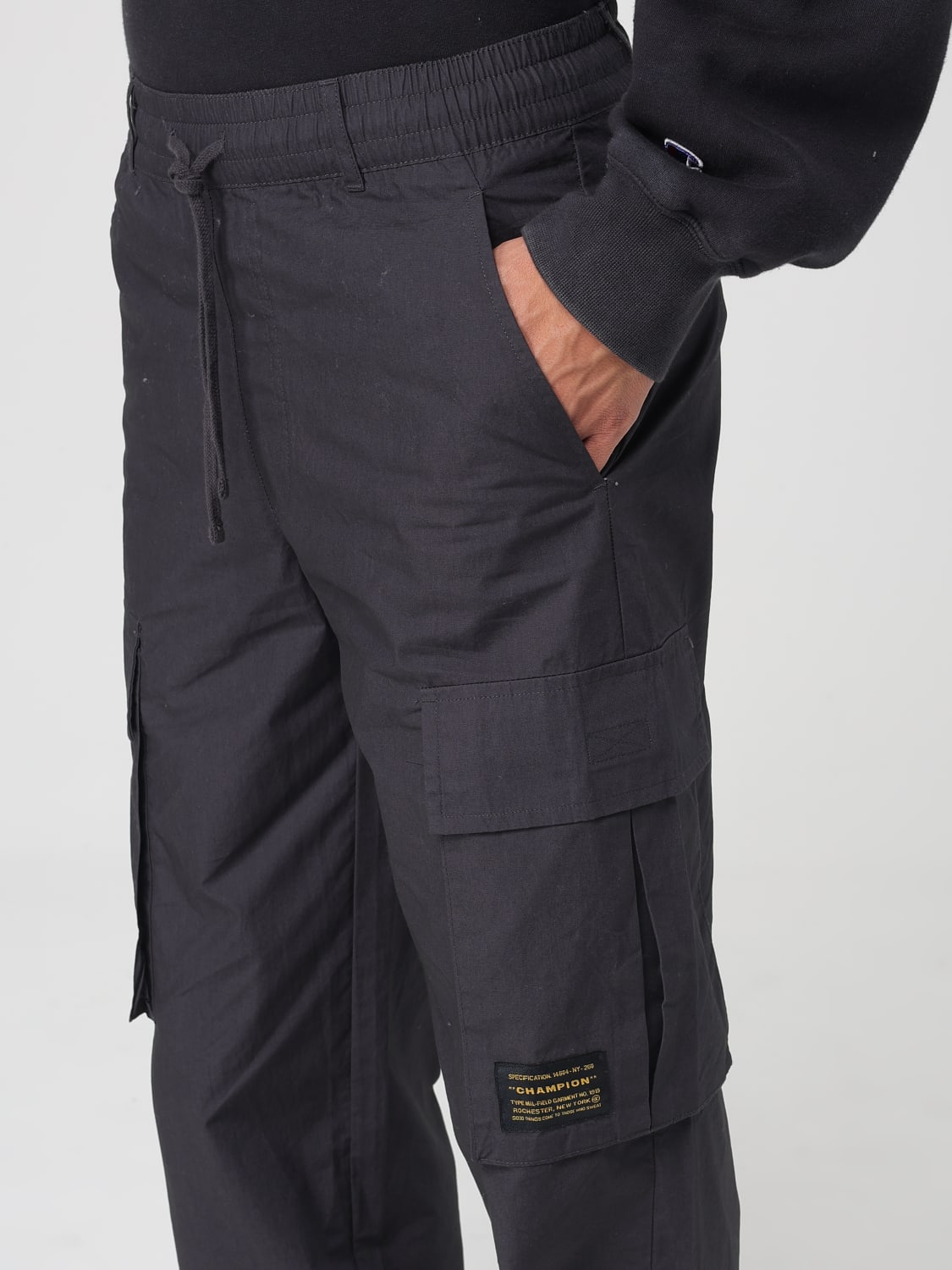 CHAMPION TROUSERS: Trousers men Champion, Blue - Img 3