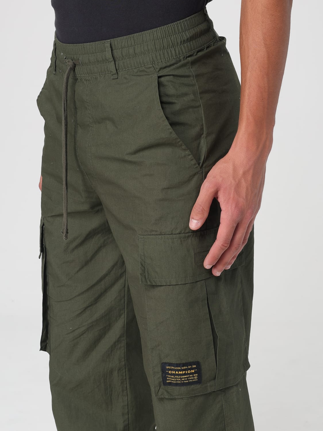 CHAMPION TROUSERS: Trousers men Champion, Green - Img 3