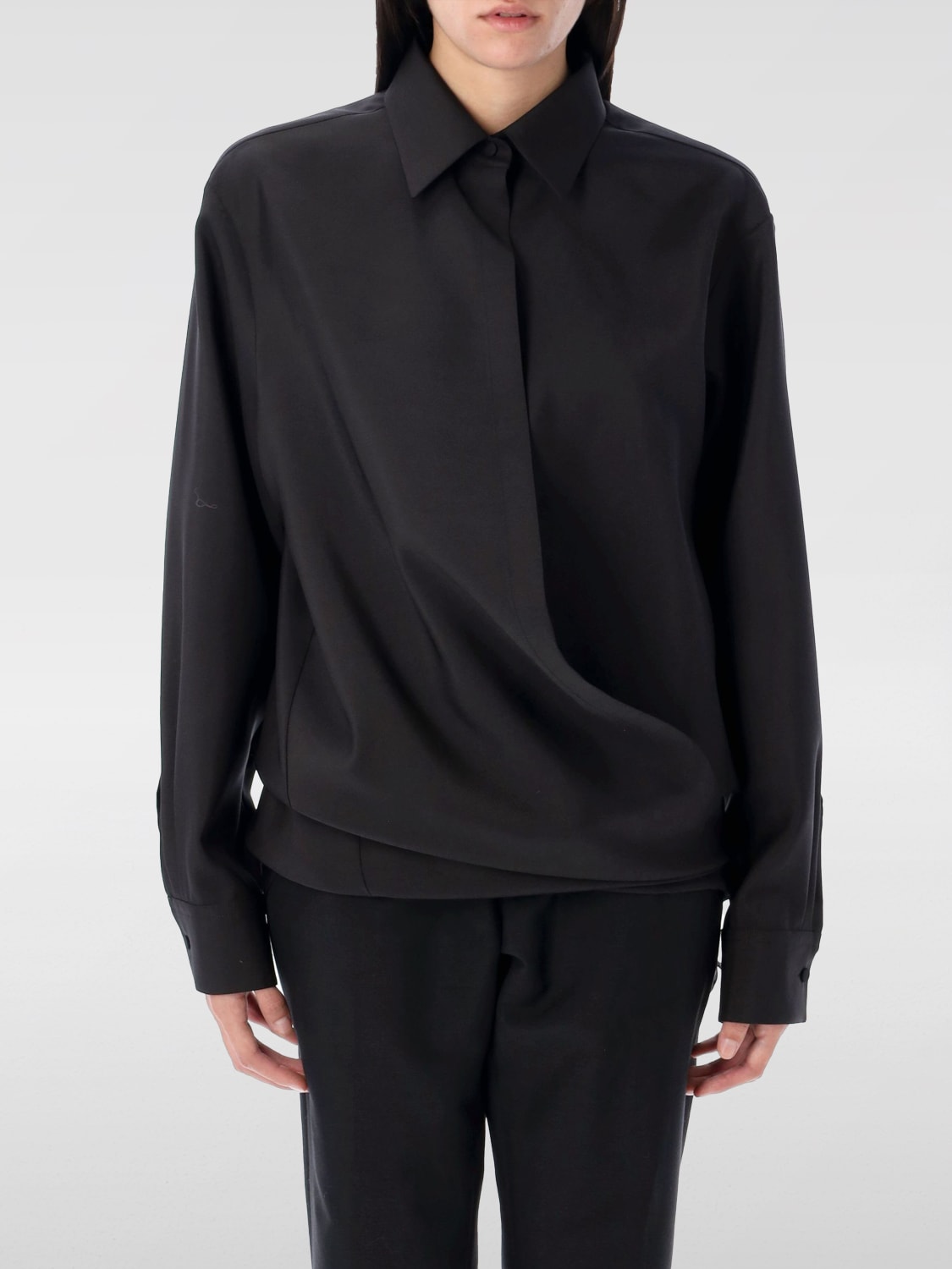 VALENTINO SHIRT: Valentino Garavani women's shirt, Black - Img 1