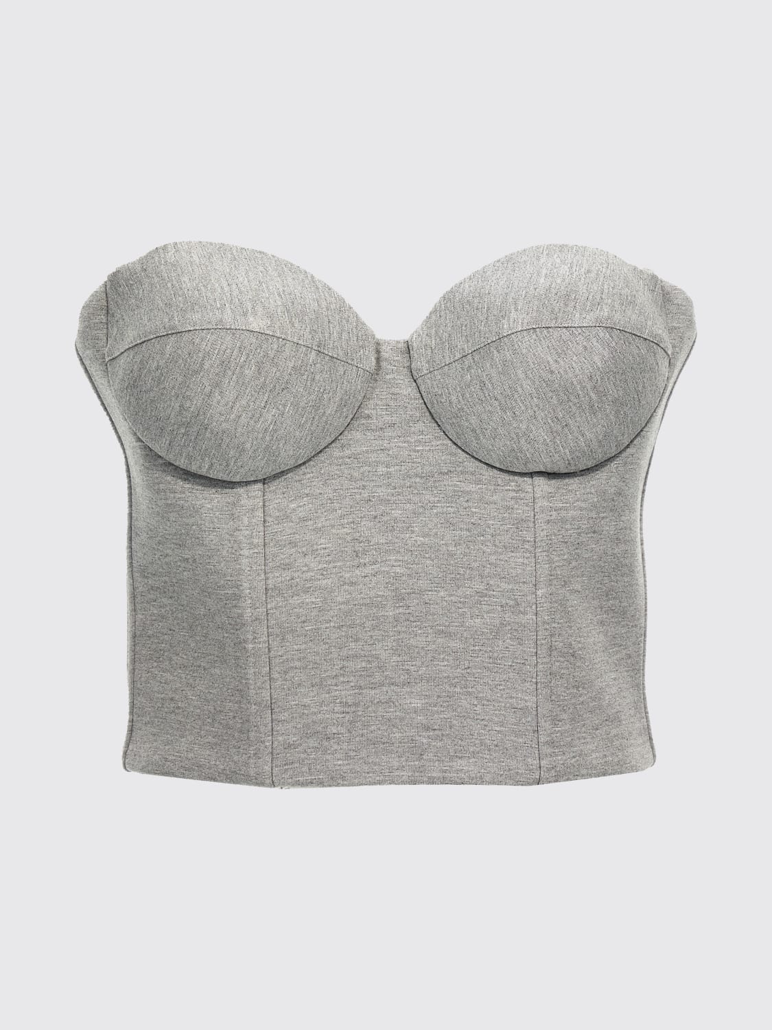 GIUSEPPE DI MORABITO TOP: Top femme Giuseppe Di Morabito, Gris - Img 1