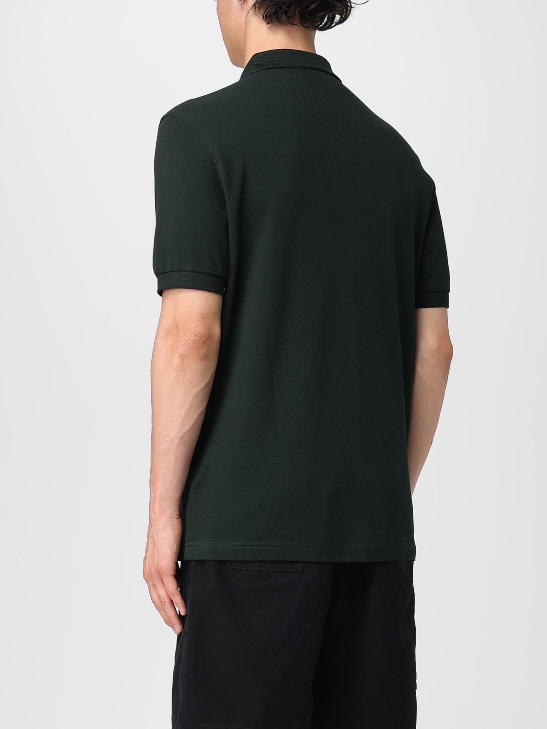 FRED PERRY POLO: Polo in cotone con logo Fred Perry, Verde - Img 2