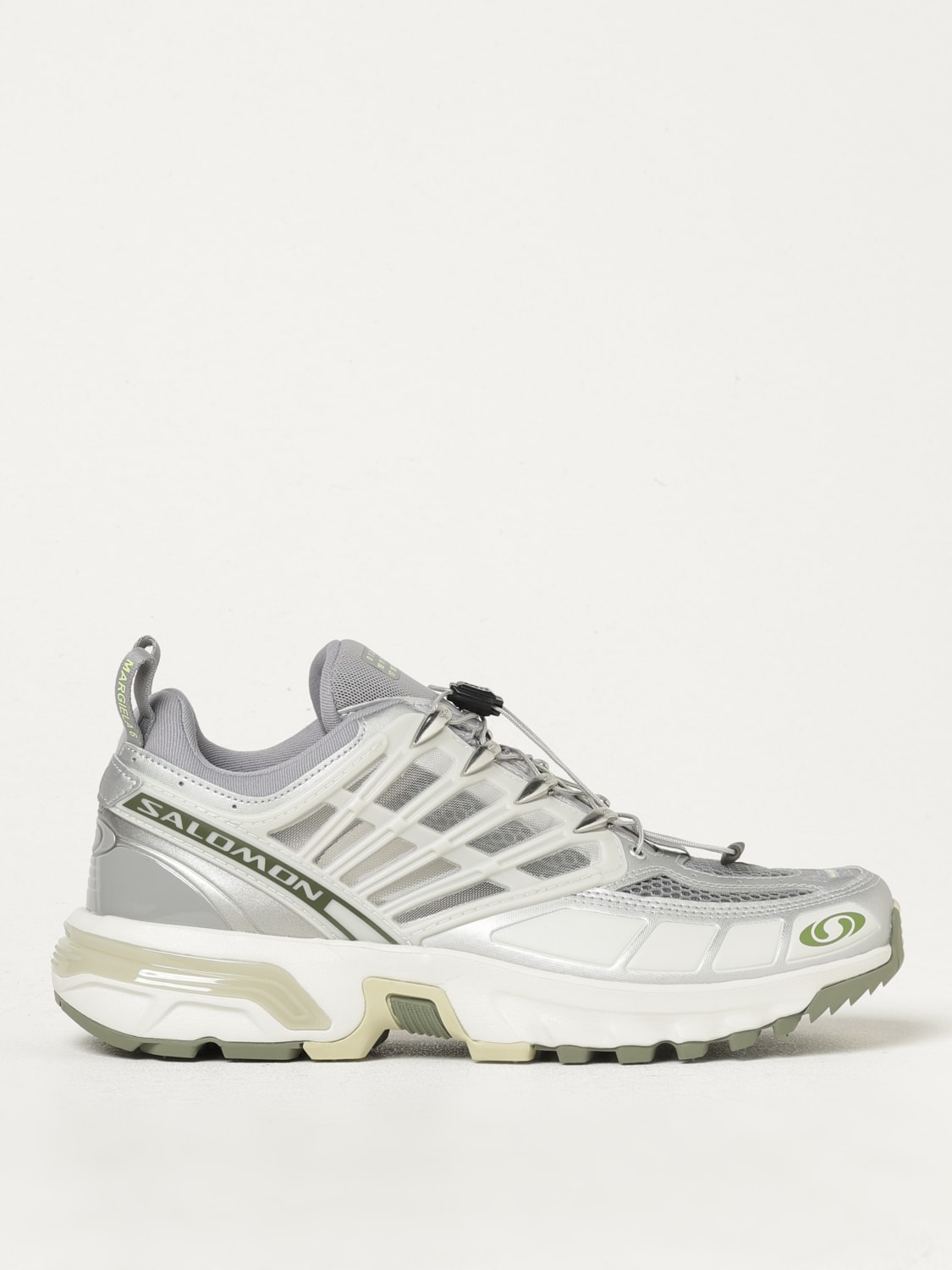 SALOMON SNEAKERS: Sneakers ACS Pro MM6 Maison Margiela x Salomon in mesh e pelle sintetica laminata, Grigio - Img 1