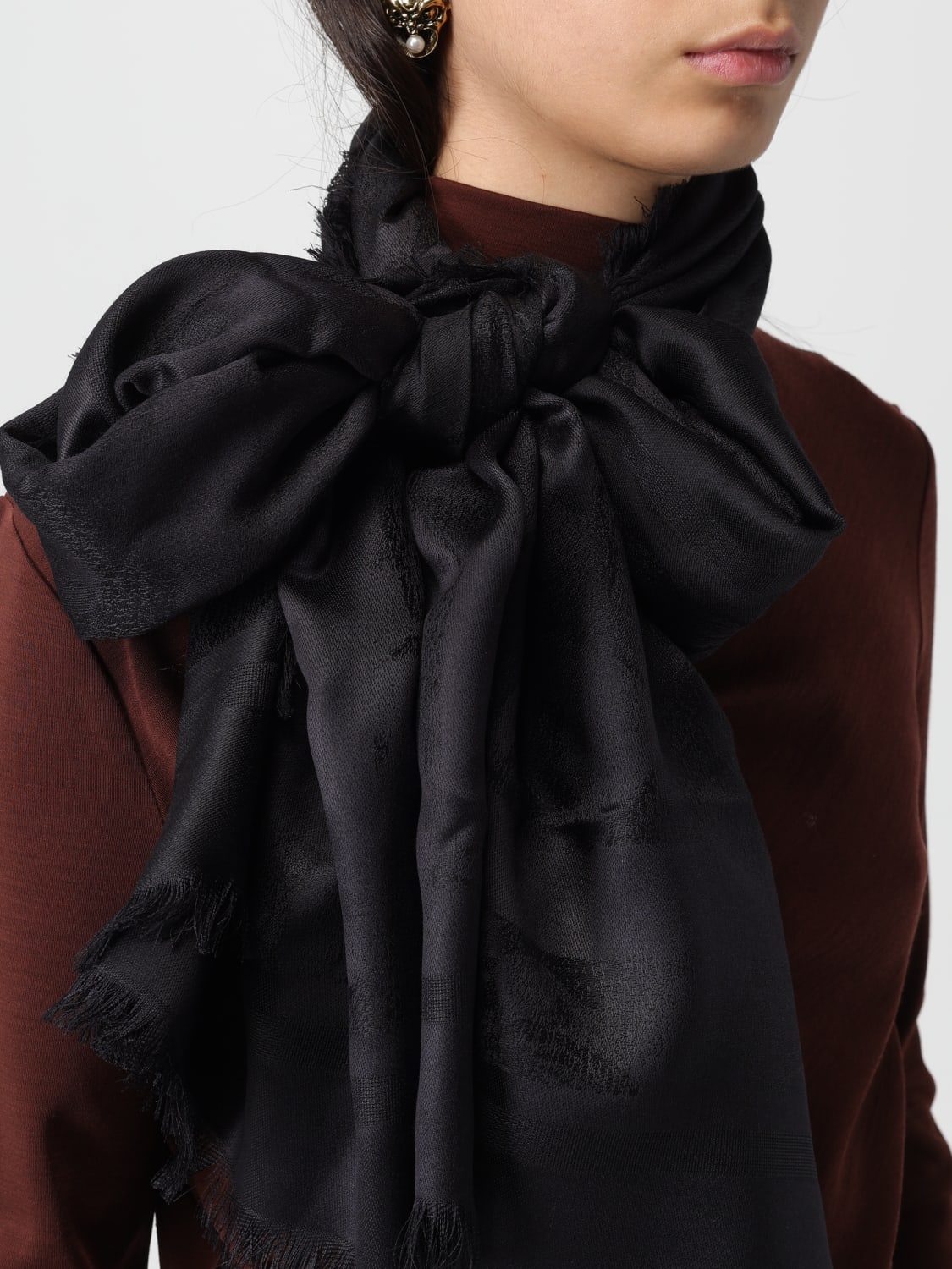 ETRO BUFANDA: Bufanda mujer Etro, Gris - Img 4