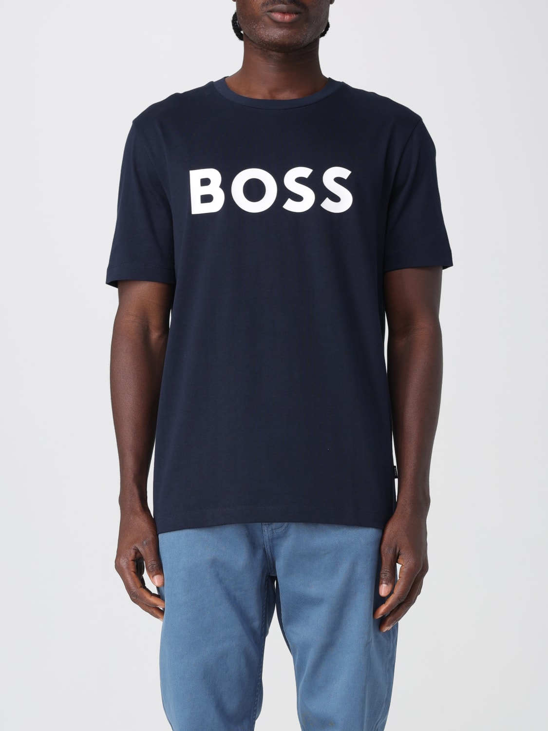 BOSS T-SHIRT: T-shirt men Boss, Blue - Img 1