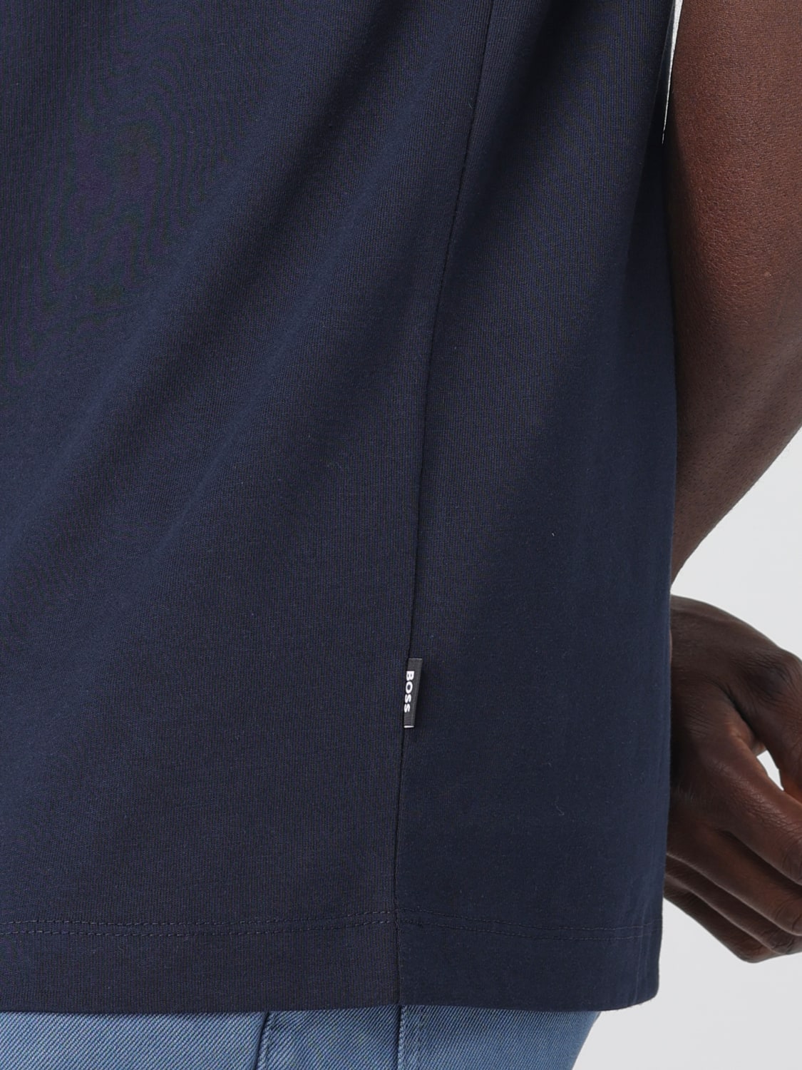 BOSS T-SHIRT: T-shirt men Boss, Blue - Img 3