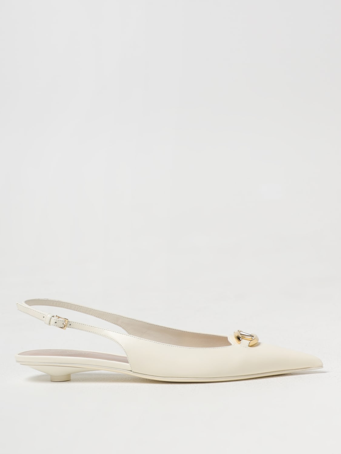 VALENTINO GARAVANI 芭蕾平底鞋: 鞋 女士 Valentino Garavani, 白色 - Img 1