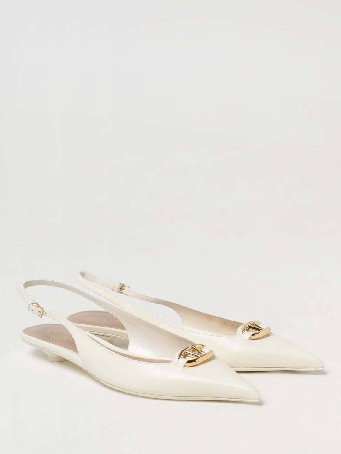 VALENTINO GARAVANI 芭蕾平底鞋: 鞋 女士 Valentino Garavani, 白色 - Img 2