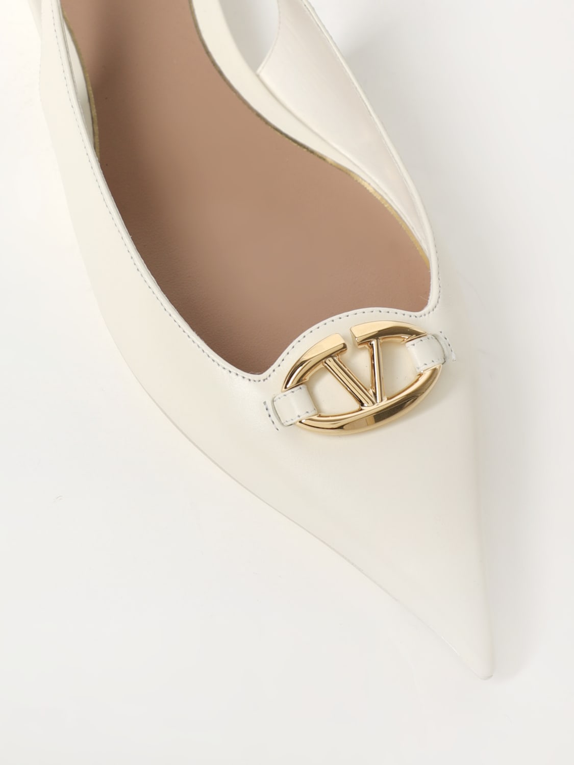 VALENTINO GARAVANI 芭蕾平底鞋: 鞋 女士 Valentino Garavani, 白色 - Img 4