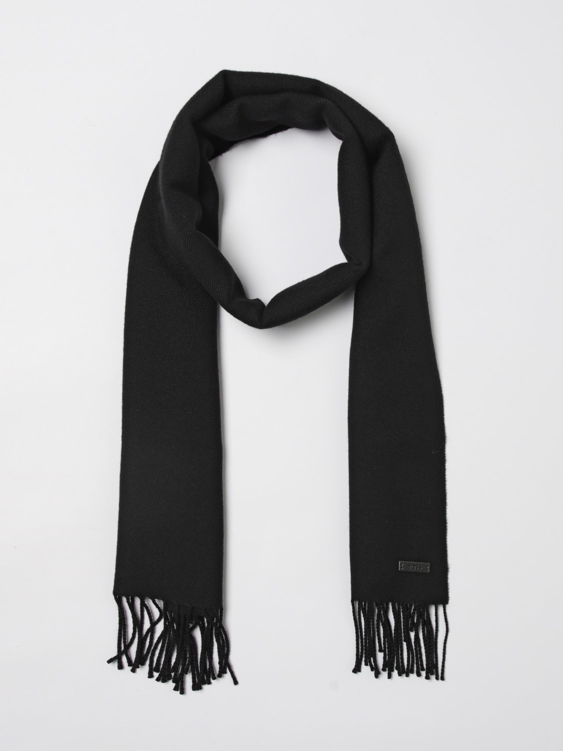 HUGO SCARF: Scarf men Hugo, Black - Img 2