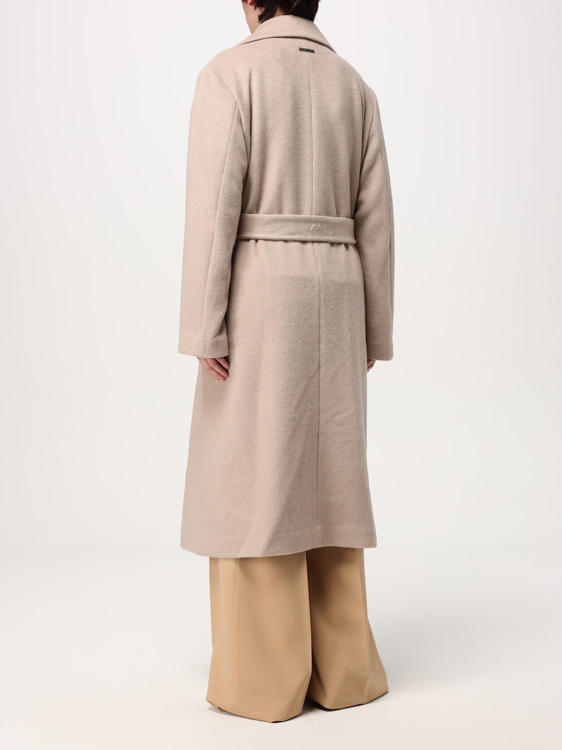 Armani Exchange Outlet: Coat woman - Beige | Armani Exchange coat