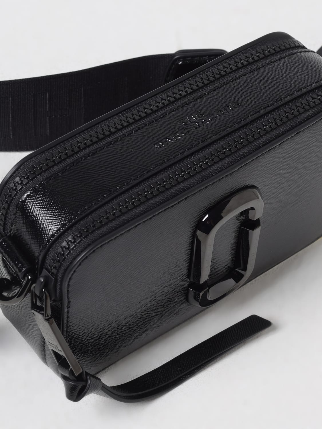 MARC JACOBS BORSA MINI: Borsa The Snapshot Marc Jacobs in pelle saffiano , Nero - Img 3