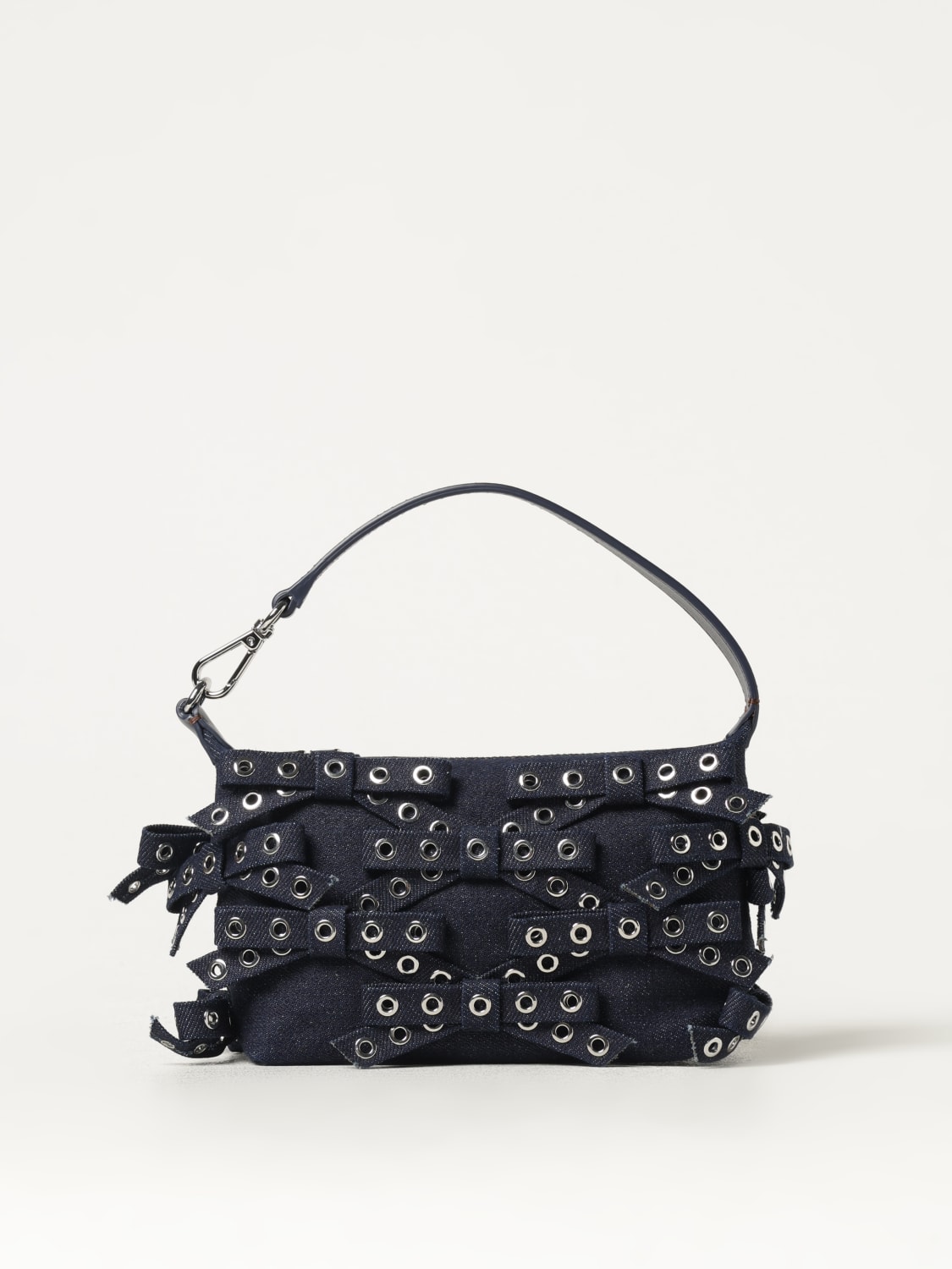 GANNI: Handbag woman - Navy | Ganni mini bag A6378 online at