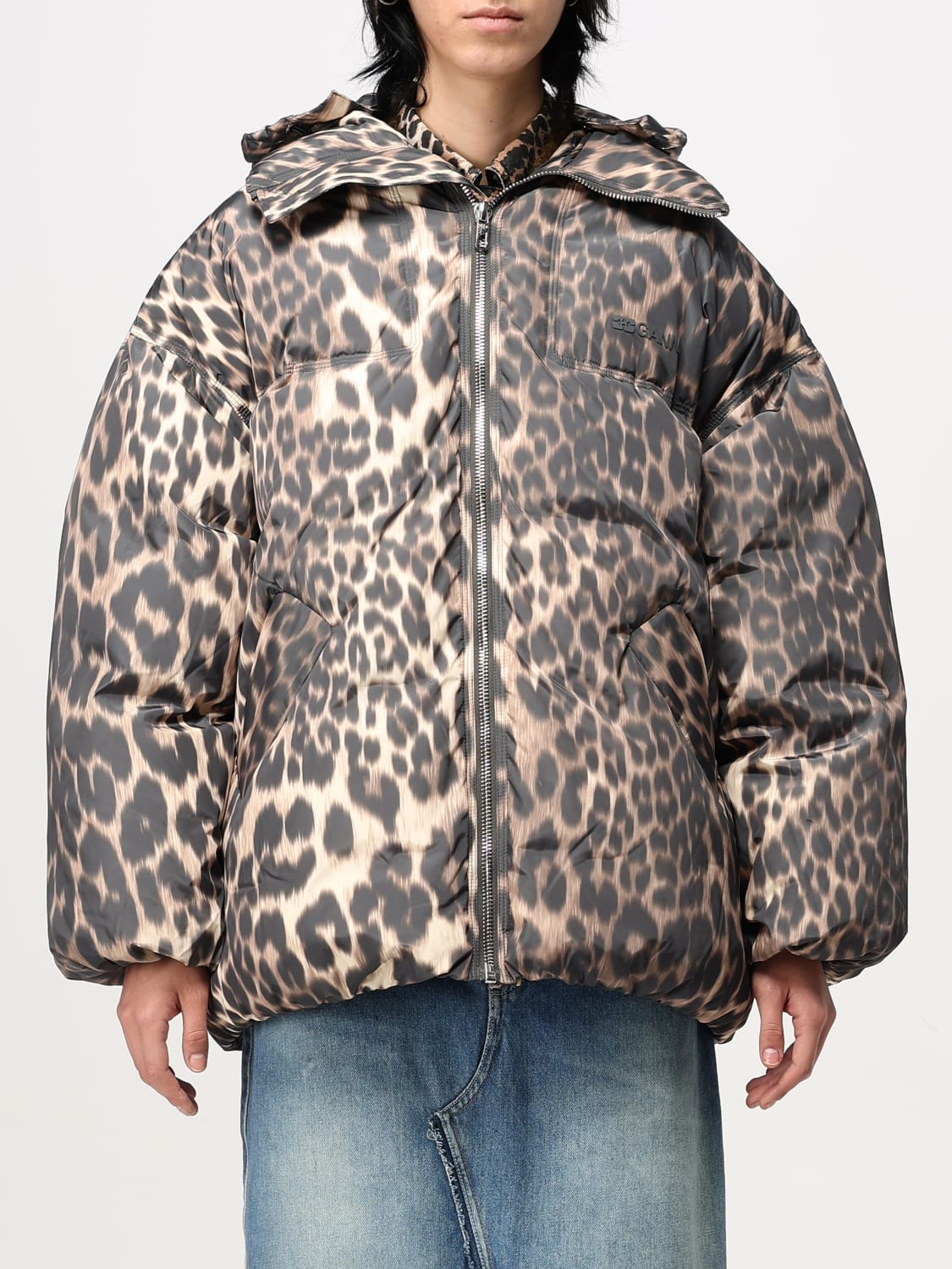 GANNI: Jacket woman - Milk | Ganni jacket W0115 online at