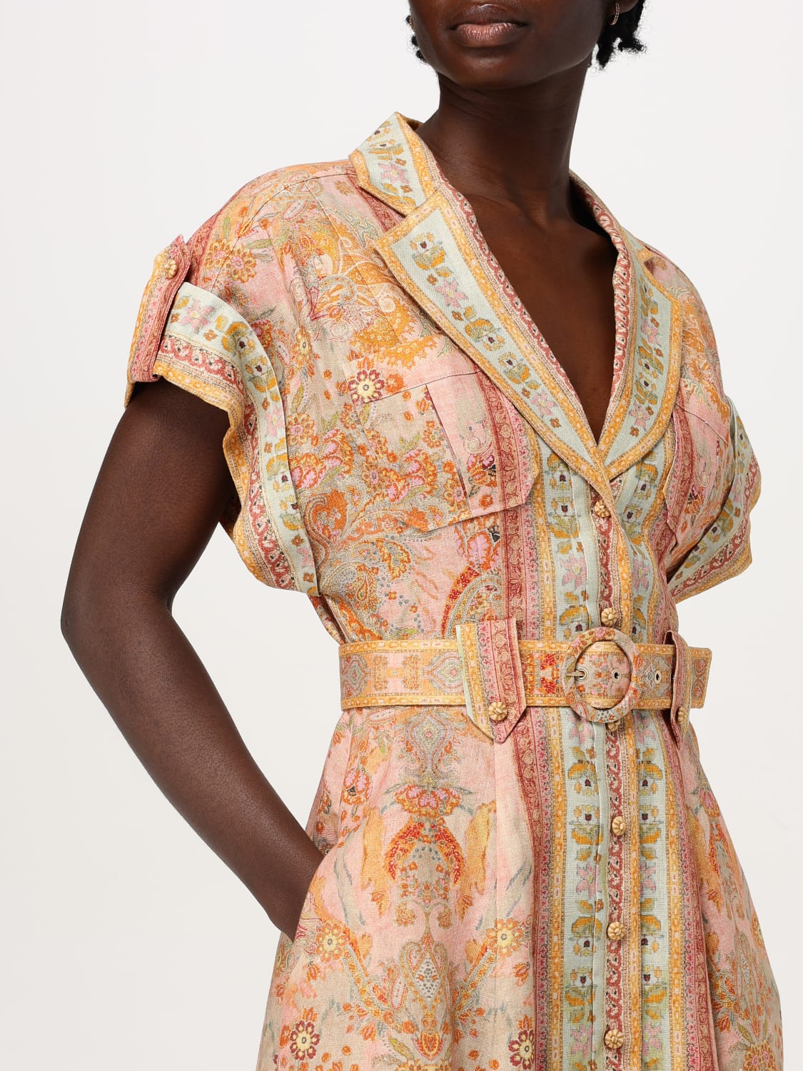 ワンピース ZIMMERMANN Woman Dress Pink 1073DRS252 PKMU ZIMMERMANN: Dress woman - Pink | Zimmermann dress 1073DRS252