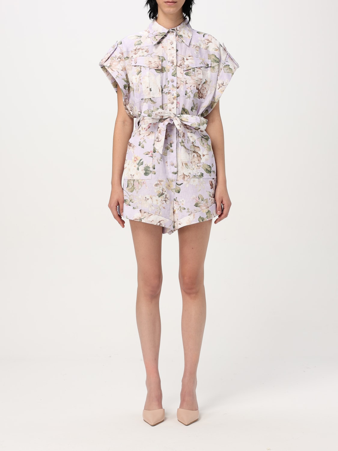 オールインワン・サロペット ZIMMERMANN Woman Jumpsuits Lilac 3112YRS252 LIF ZIMMERMANN: Jumpsuits woman - Lilac | Zimmermann jumpsuits