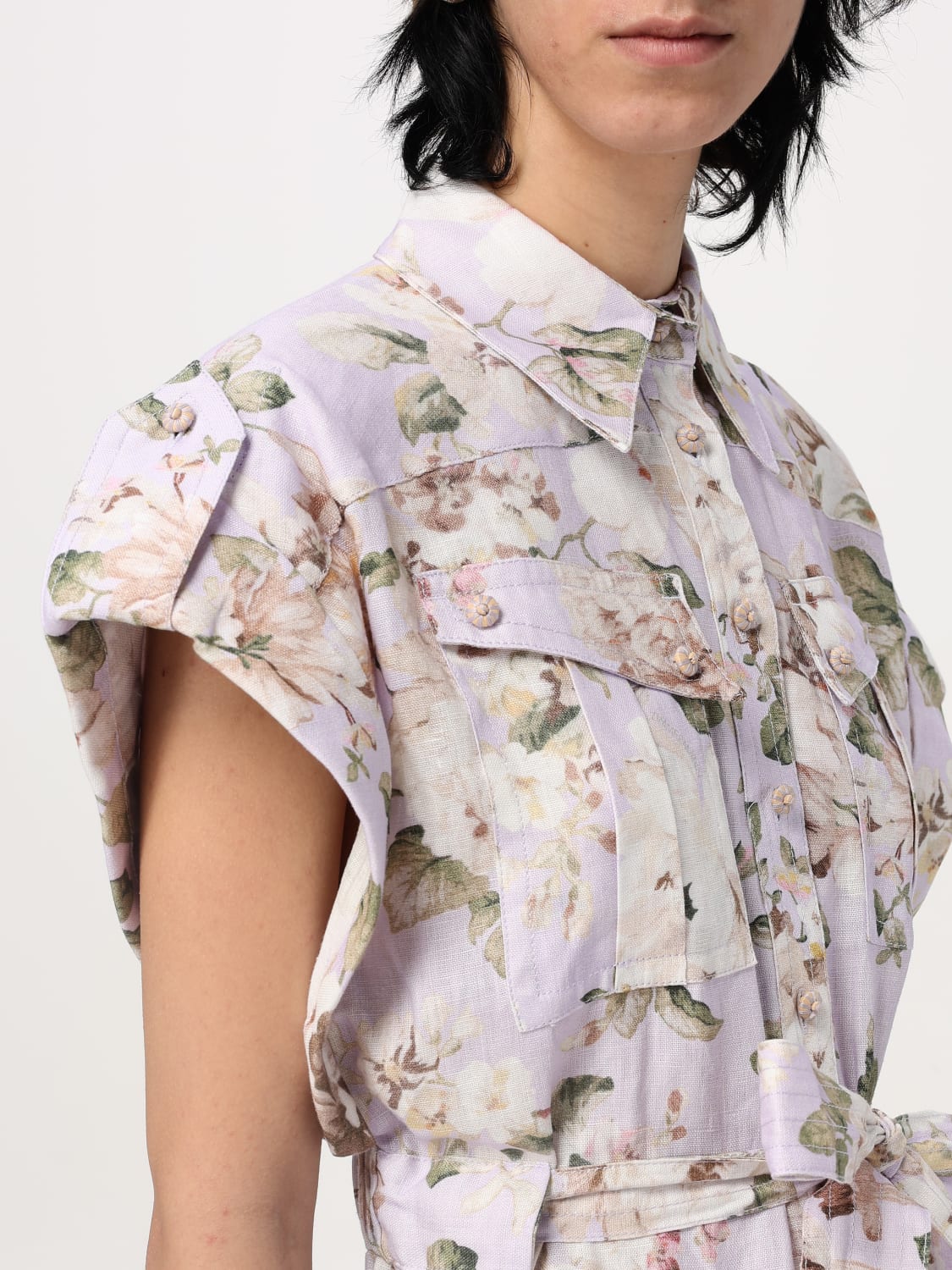 オールインワン・サロペット ZIMMERMANN Woman Jumpsuits Lilac 3112YRS252 LIF ZIMMERMANN: Jumpsuits woman - Lilac | Zimmermann jumpsuits