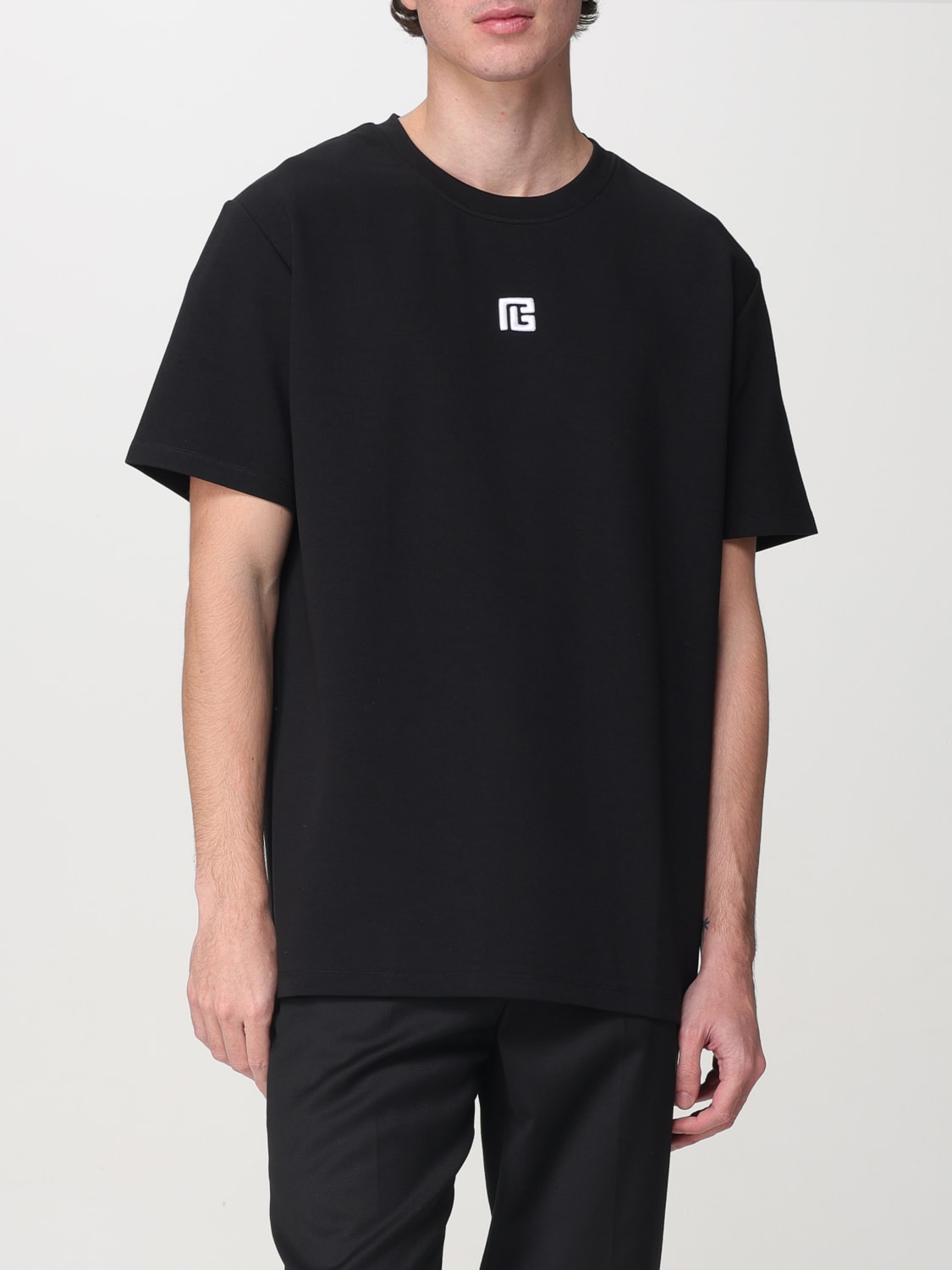 balmain t shirt men black