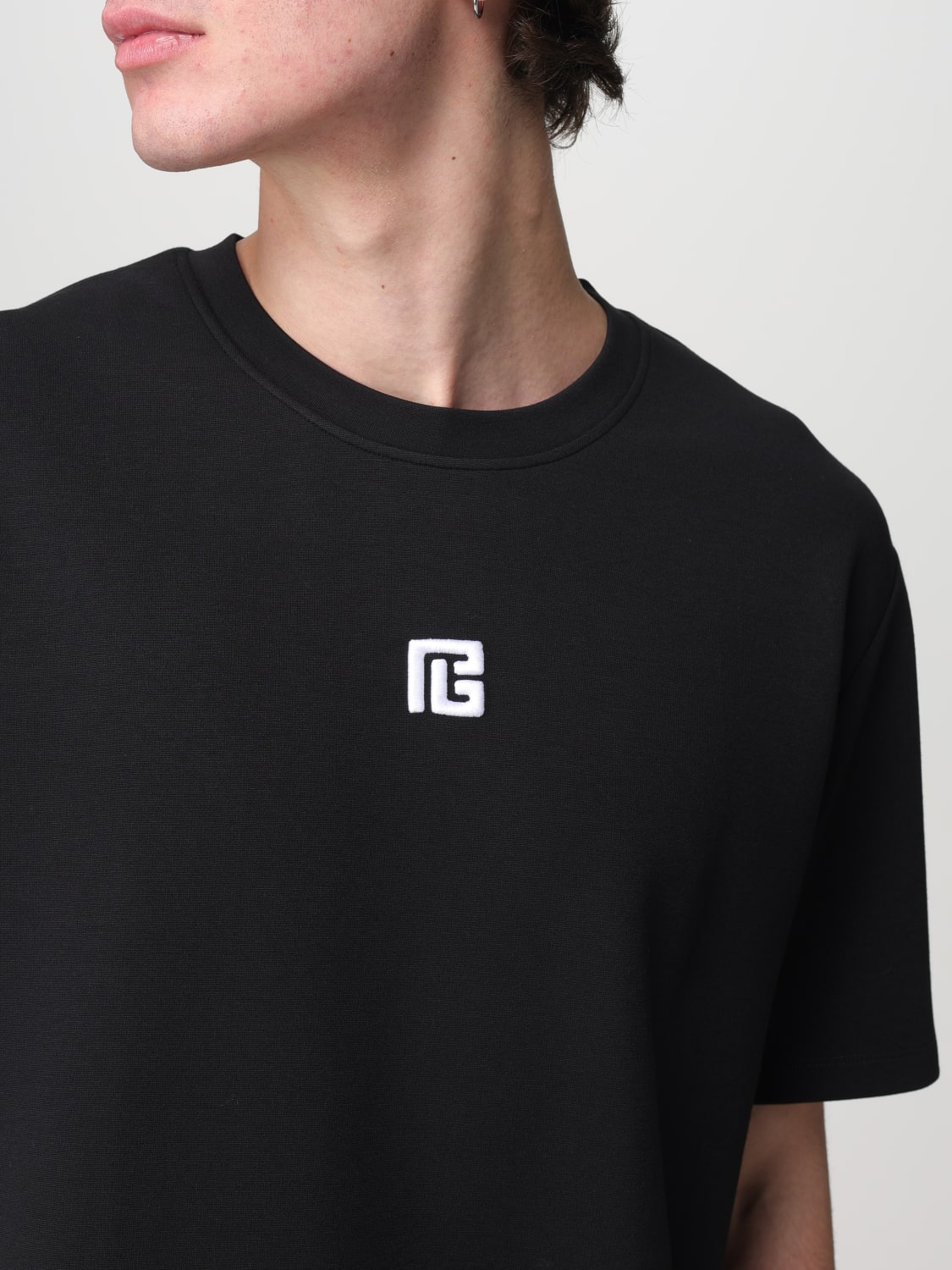 balmain t shirt men black