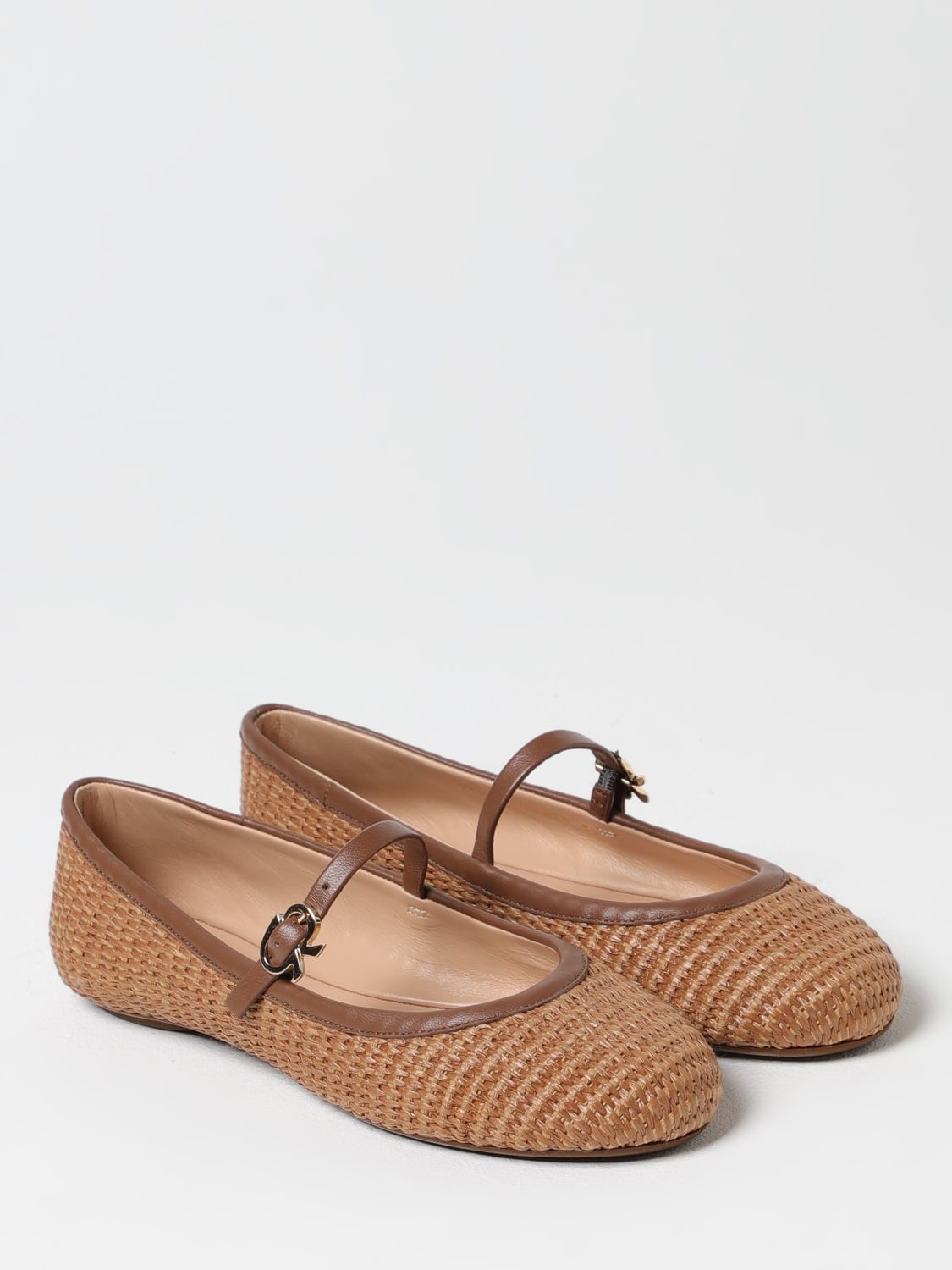 GIANVITO ROSSI BALLET FLAT: Ballet flats woman Gianvito Rossi, Brown - Img 2