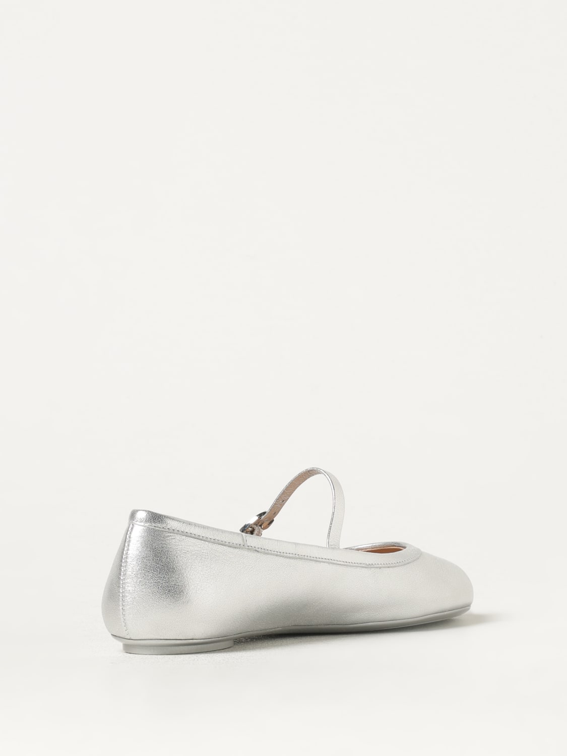 GIANVITO ROSSI BALLET FLAT: Ballet flats woman Gianvito Rossi, Silver - Img 3