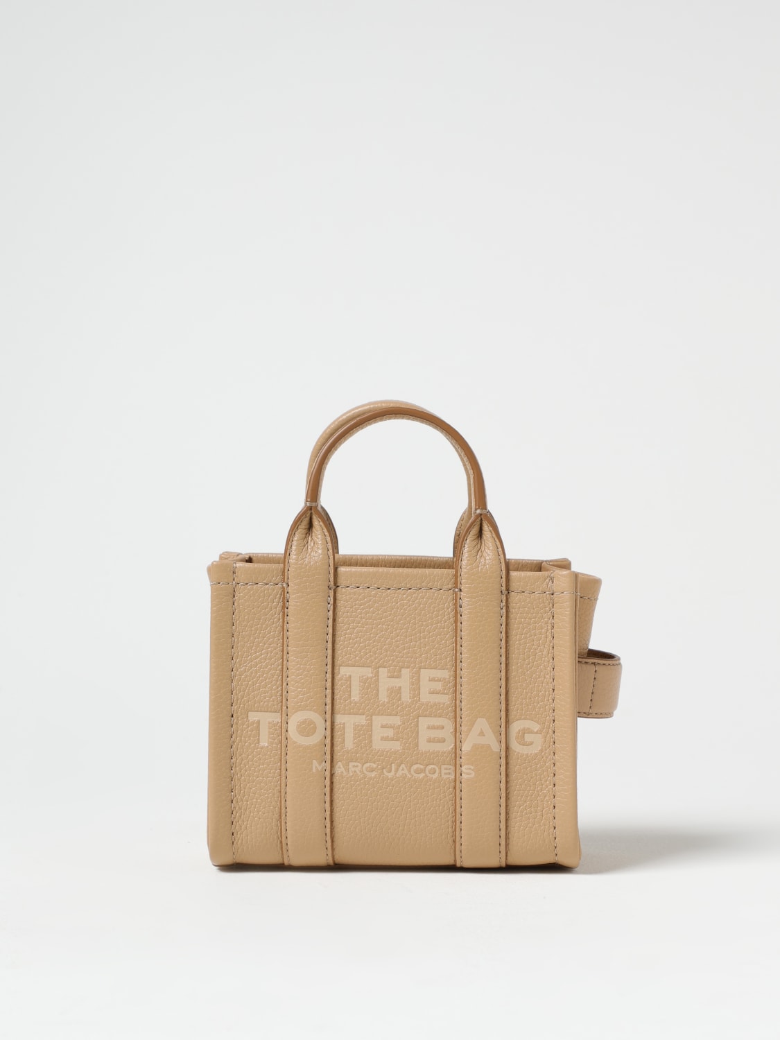 MARC JACOBS MINI BAG: Shoulder bag woman Marc Jacobs, Beige - Img 1