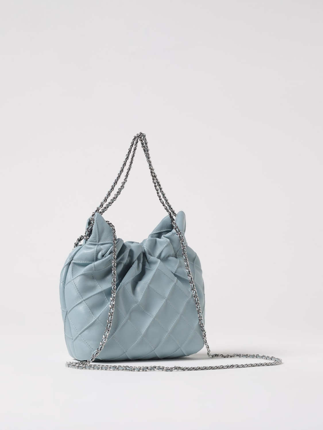ハンドバッグ TORY BURCH Woman Handbag Grey 174234 250 Tory Burch Eleanor Shoulder Bag | Grey | FARFETCH