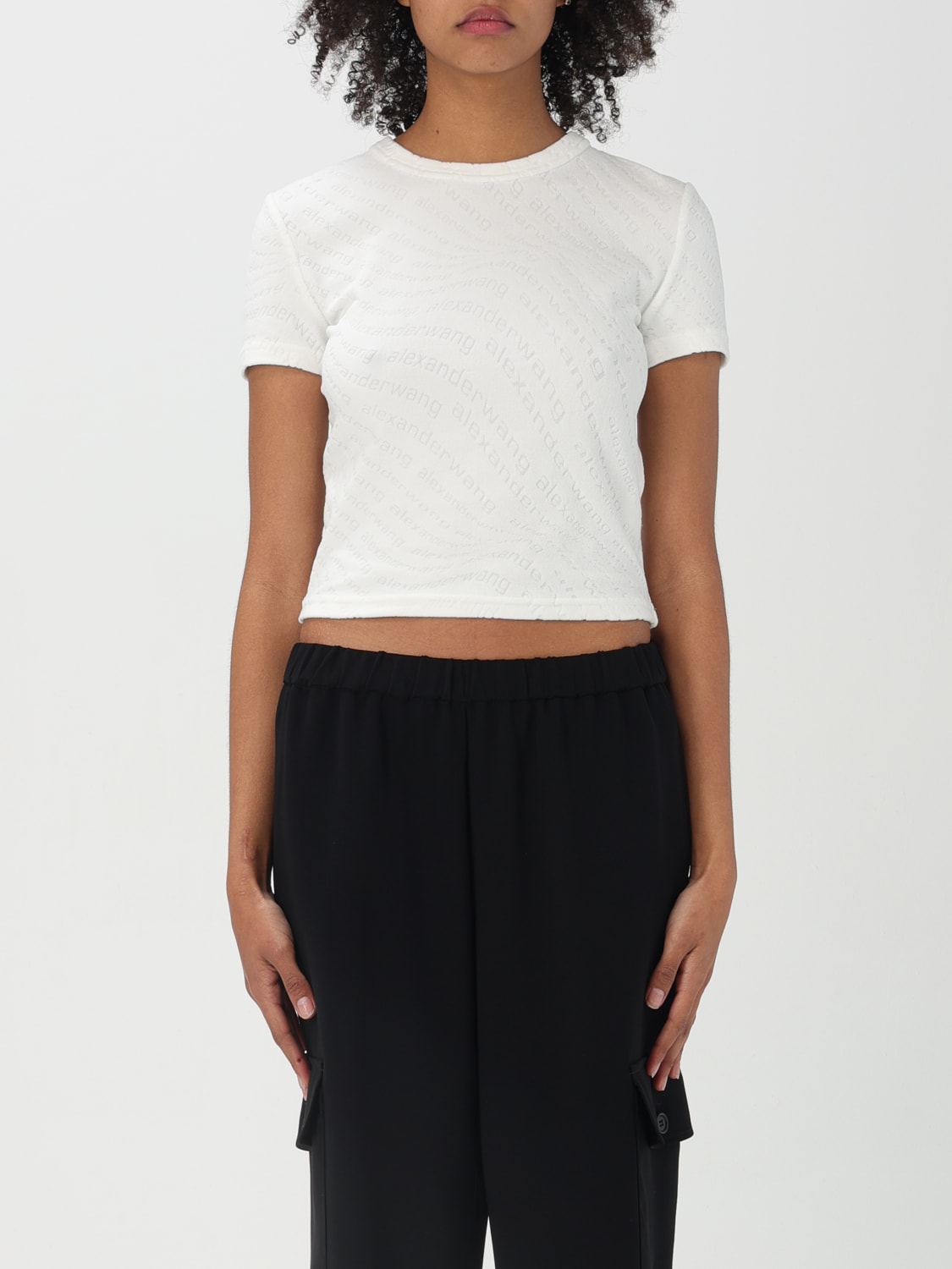 ALEXANDER WANG Tシャツ: Tシャツ レディース Alexander Wang, ホワイト - Img 1