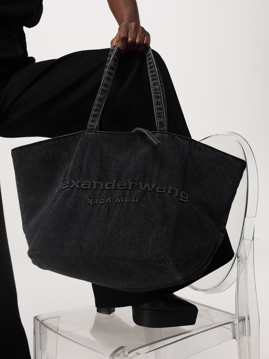 トートバッグ ALEXANDER WANG Woman Tote bags Grey 20125T30T 015 ALEXANDER WANG: Handbag woman - Grey | Alexander Wang tote