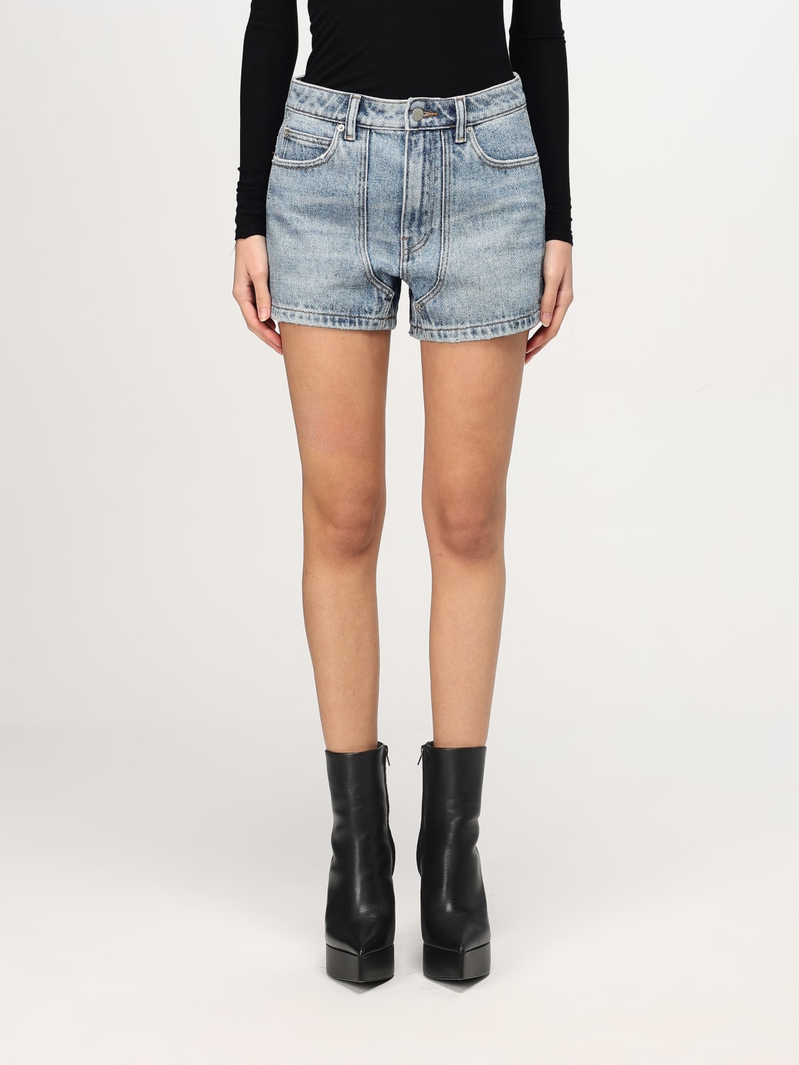 ショートパンツ ALEXANDER WANG Woman Short Denim 1WC1254609 407A ALEXANDER WANG: Short woman - Denim | Alexander Wang short
