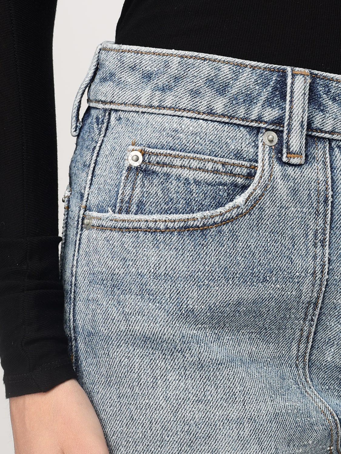 ALEXANDER WANG: Short woman - Denim | Alexander Wang short
