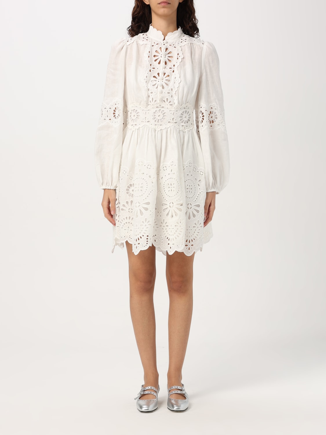 ワンピース ZIMMERMANN Woman Dress White 0981DRS252 IVO ZIMMERMANN: Dress woman - White | Zimmermann dress