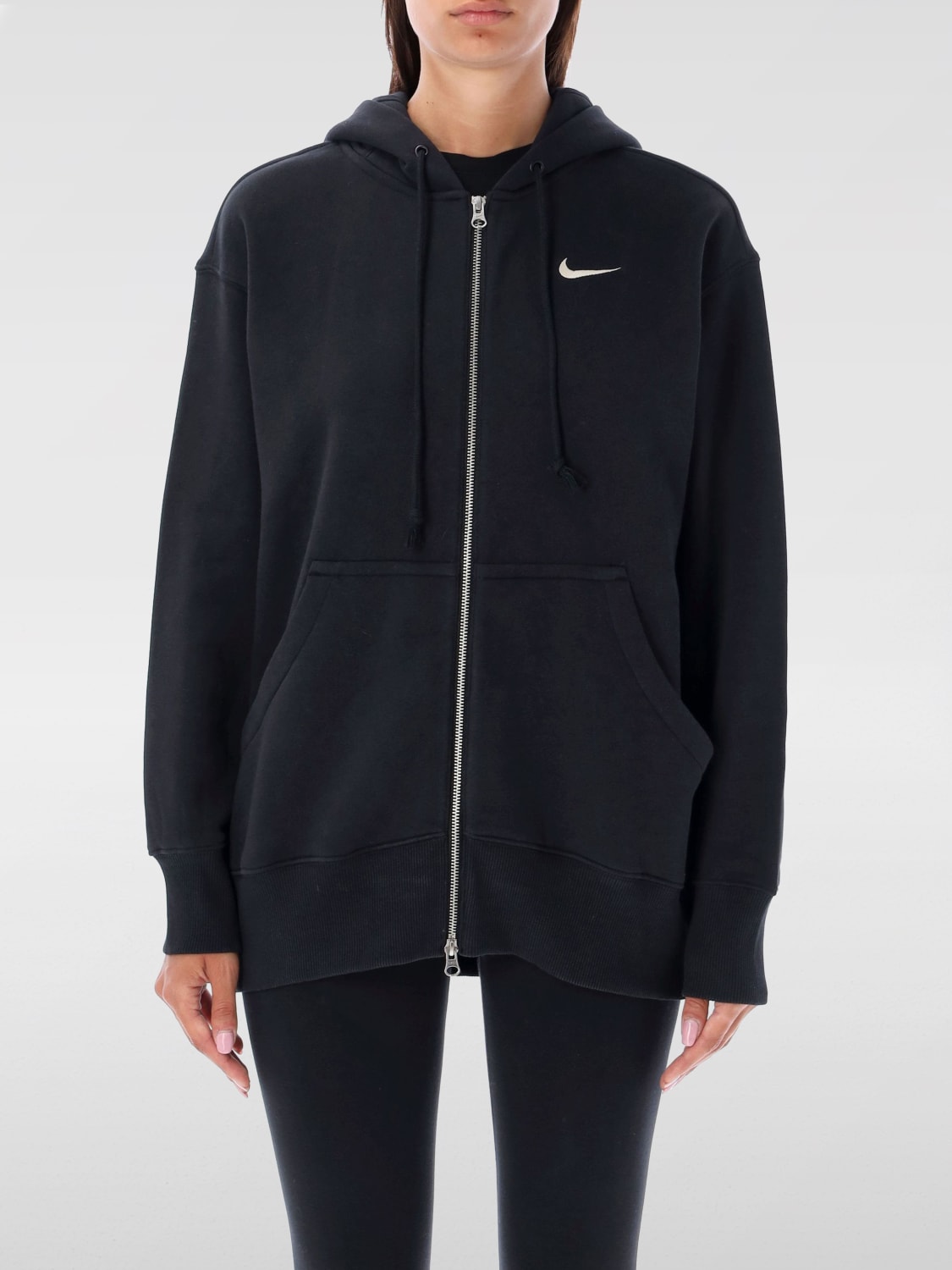 NIKE スウェットシャツ: スウェットシャツ レディース Nike, ブラック - Img 1