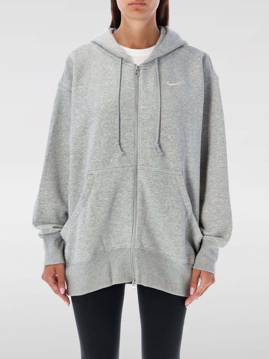 NIKE SWEAT-SHIRT: Sweat-shirt femme Nike, Gris - Img 1