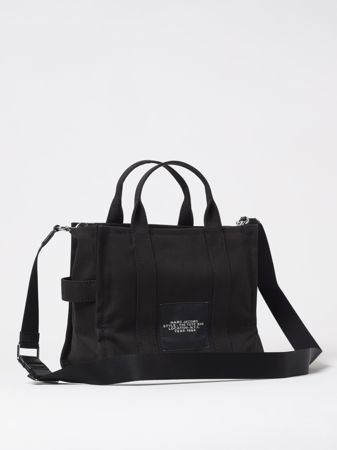 MARC JACOBS BORSA A MANO: Borsa The Tote Bag Marc Jacobs in canvas , Nero - Img 2