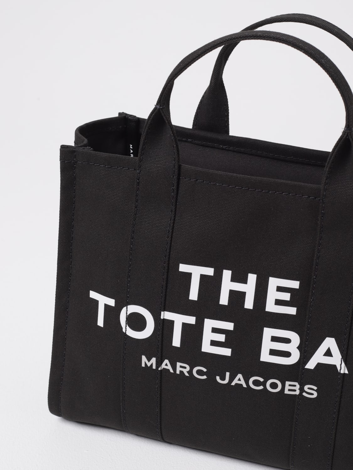 MARC JACOBS BORSA A MANO: Borsa The Tote Bag Marc Jacobs in canvas , Nero - Img 3