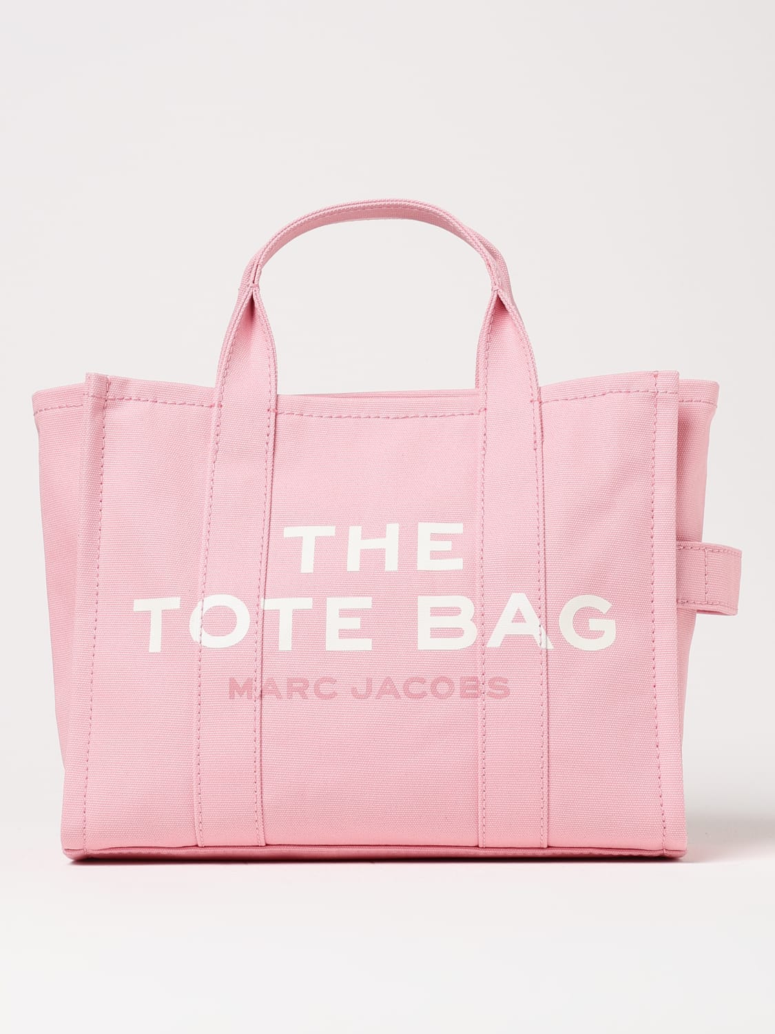 MARC JACOBS BORSA A MANO: Borsa The Tote Bag Marc Jacobs in canvas , Rosa - Img 1
