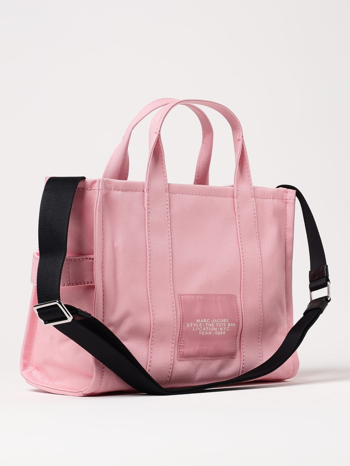 MARC JACOBS BORSA A MANO: Borsa The Tote Bag Marc Jacobs in canvas , Rosa - Img 2