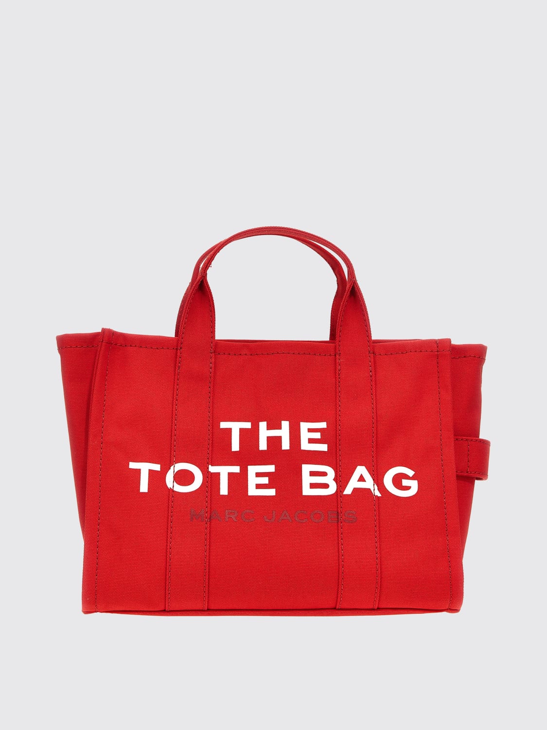 MARC JACOBS BORSA A MANO: Borsa The Tote Bag Marc Jacobs in canvas , Rosso - Img 1