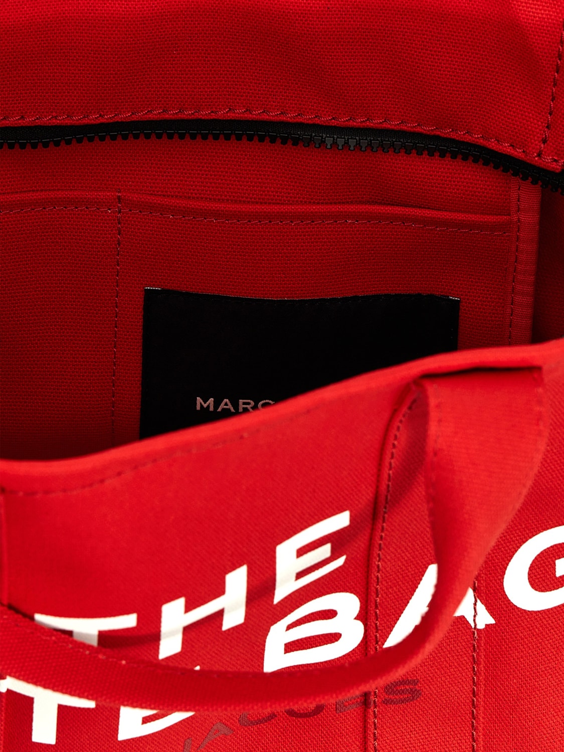 MARC JACOBS BORSA A MANO: Borsa The Tote Bag Marc Jacobs in canvas , Rosso - Img 4
