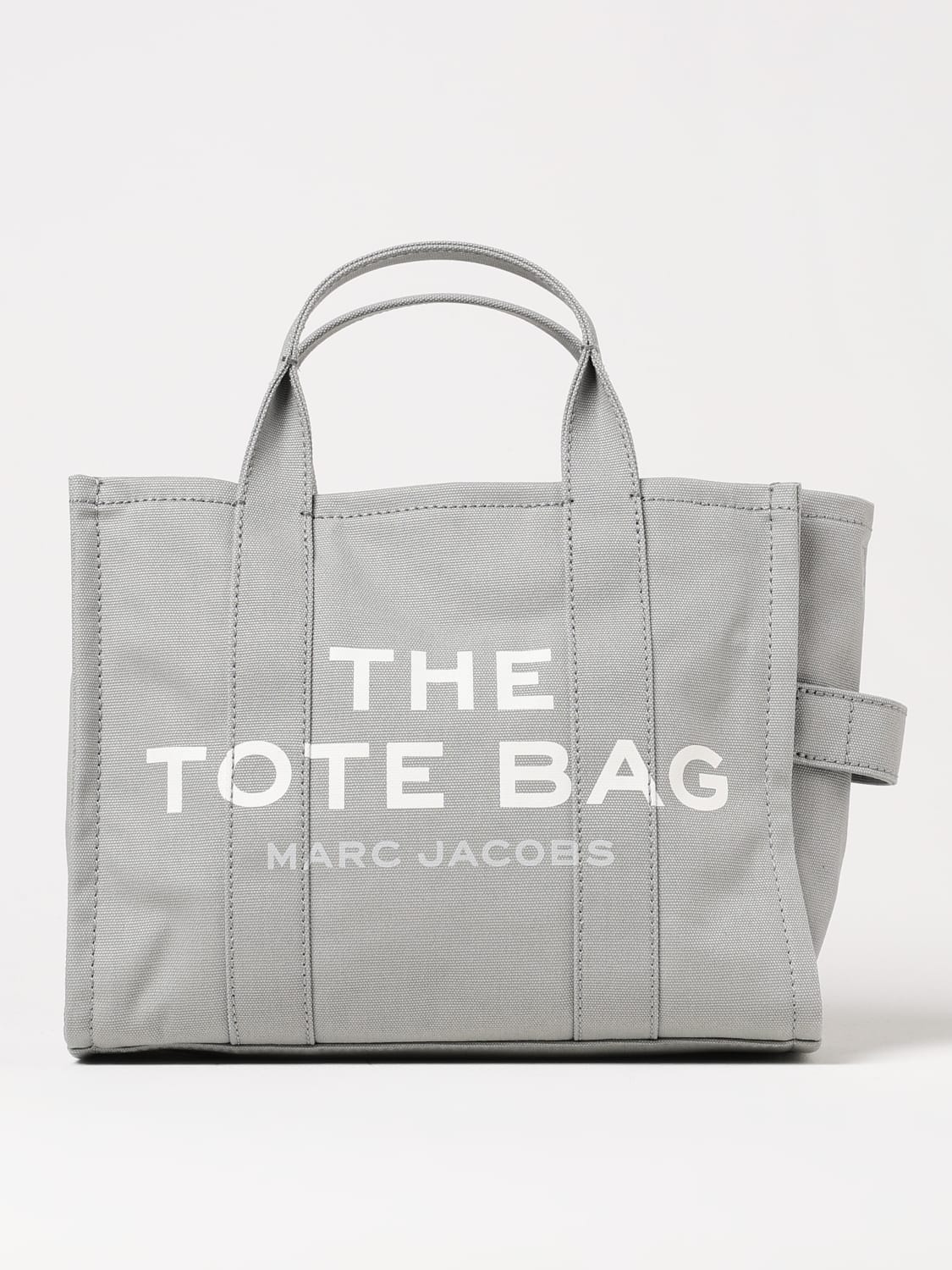 MARC JACOBS BORSA A MANO: Borsa The Tote Bag Marc Jacobs in canvas , Grigio - Img 1