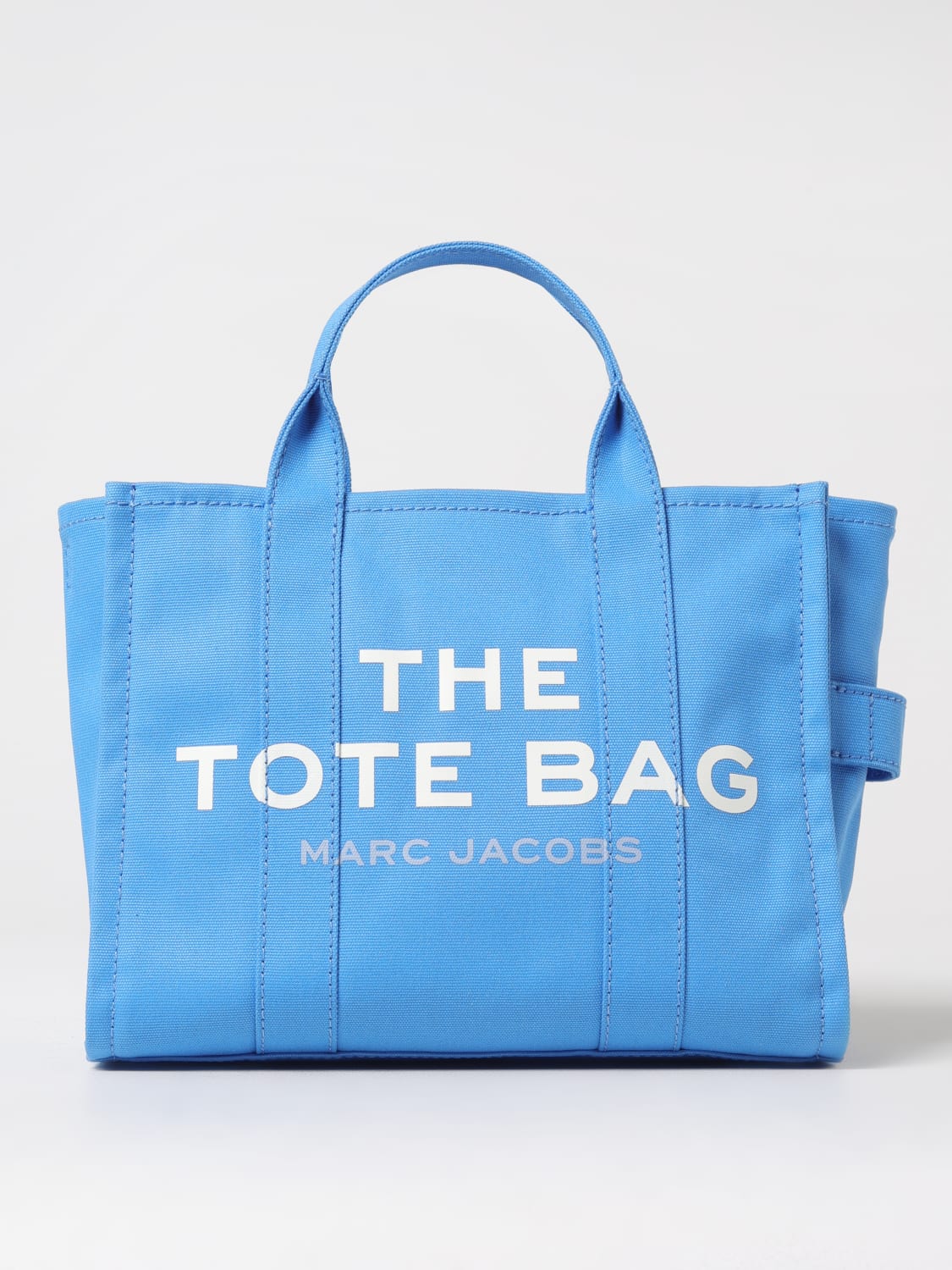 MARC JACOBS BORSA A MANO: Borsa The Tote Bag Marc Jacobs in canvas , Blue Navy - Img 1
