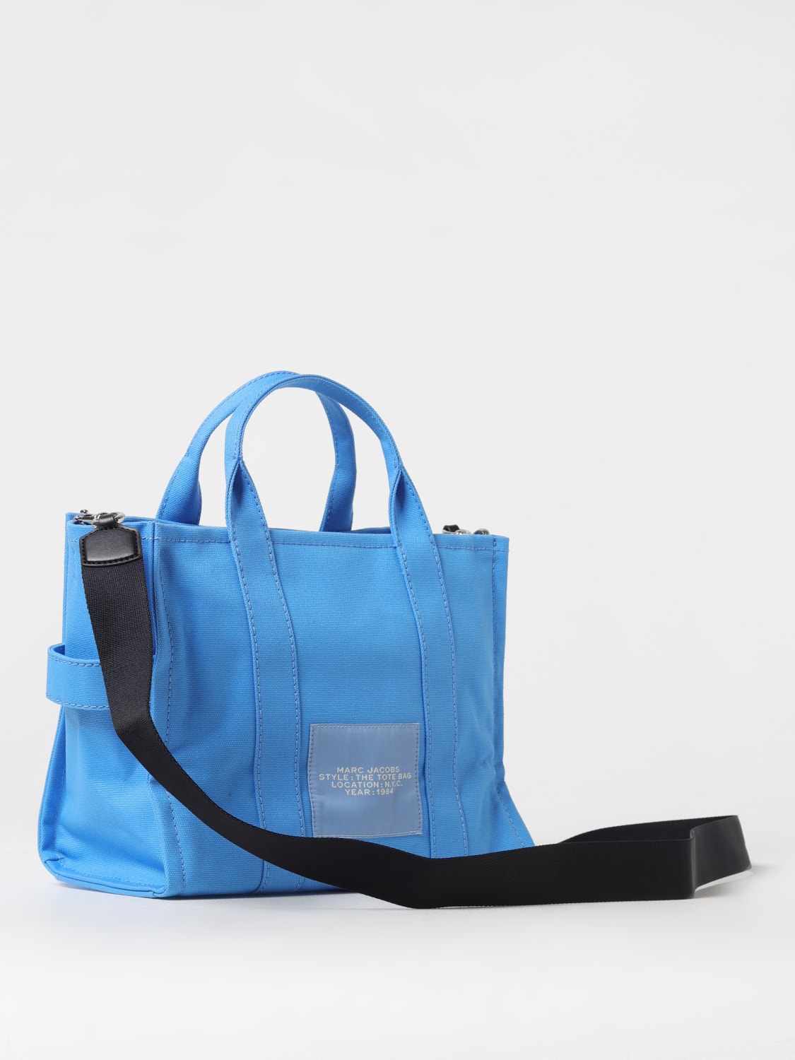 MARC JACOBS BORSA A MANO: Borsa The Tote Bag Marc Jacobs in canvas , Blue Navy - Img 2