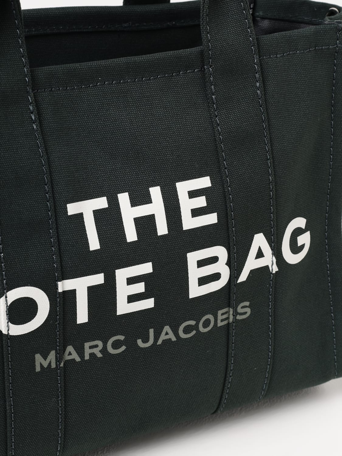 MARC JACOBS BORSA A MANO: Borsa The Tote Bag Marc Jacobs in canvas , Militare - Img 3